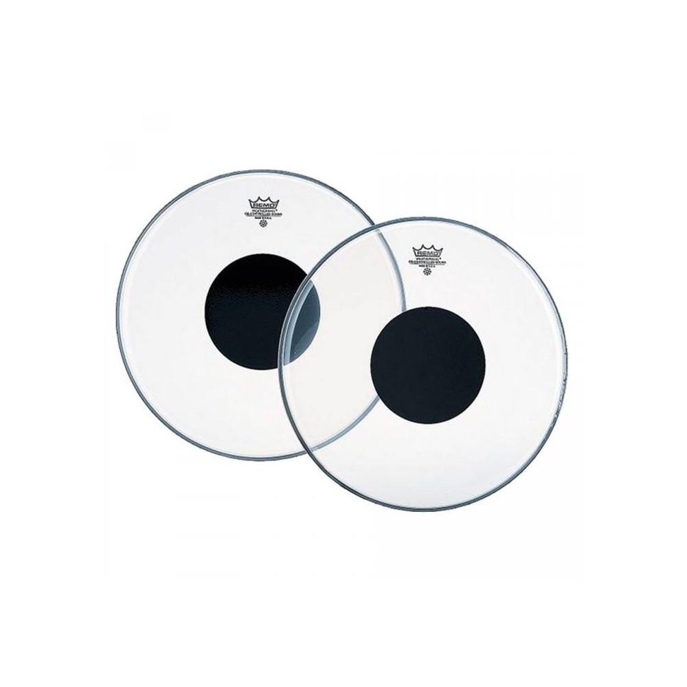 Remo Controlled Sound Clear Black Dot Bombo 18 CS-1318-10