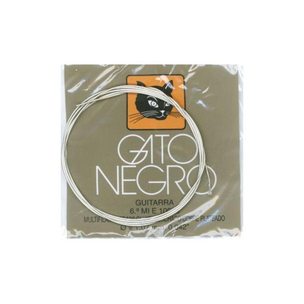 Gato Negro Cuerda Blanca 6ª Clásica