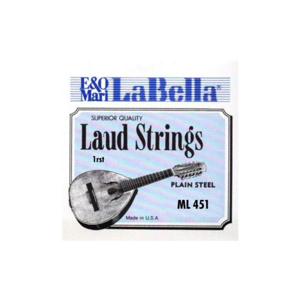 La Bella ML451 1ª (Par) Laúd