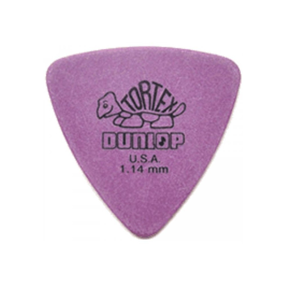 Dunlop Tortex Triangle 1,14mm Morado (Pack 6)