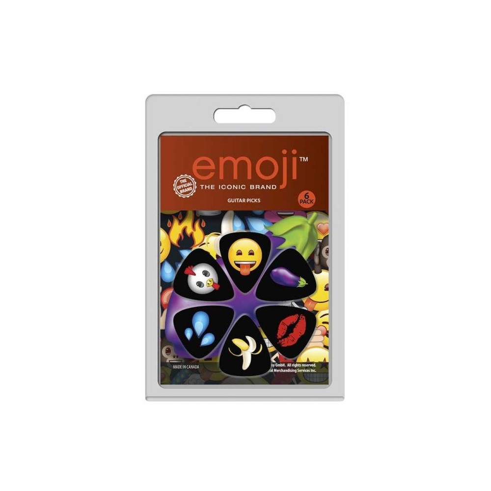Perri's LP-EMO9 blister con 6 púas emoticones Emoji