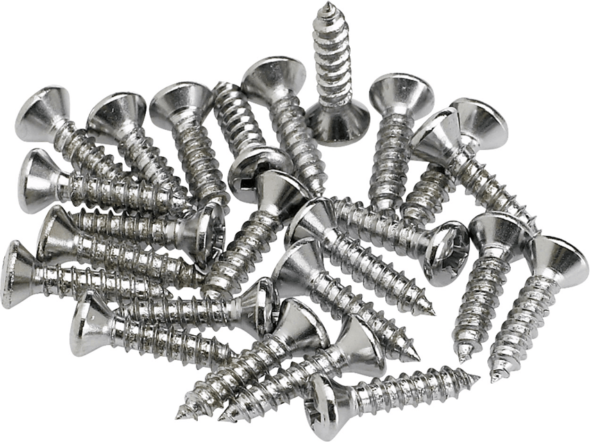 Fender Tornillos Golpeador Chrome (24)
