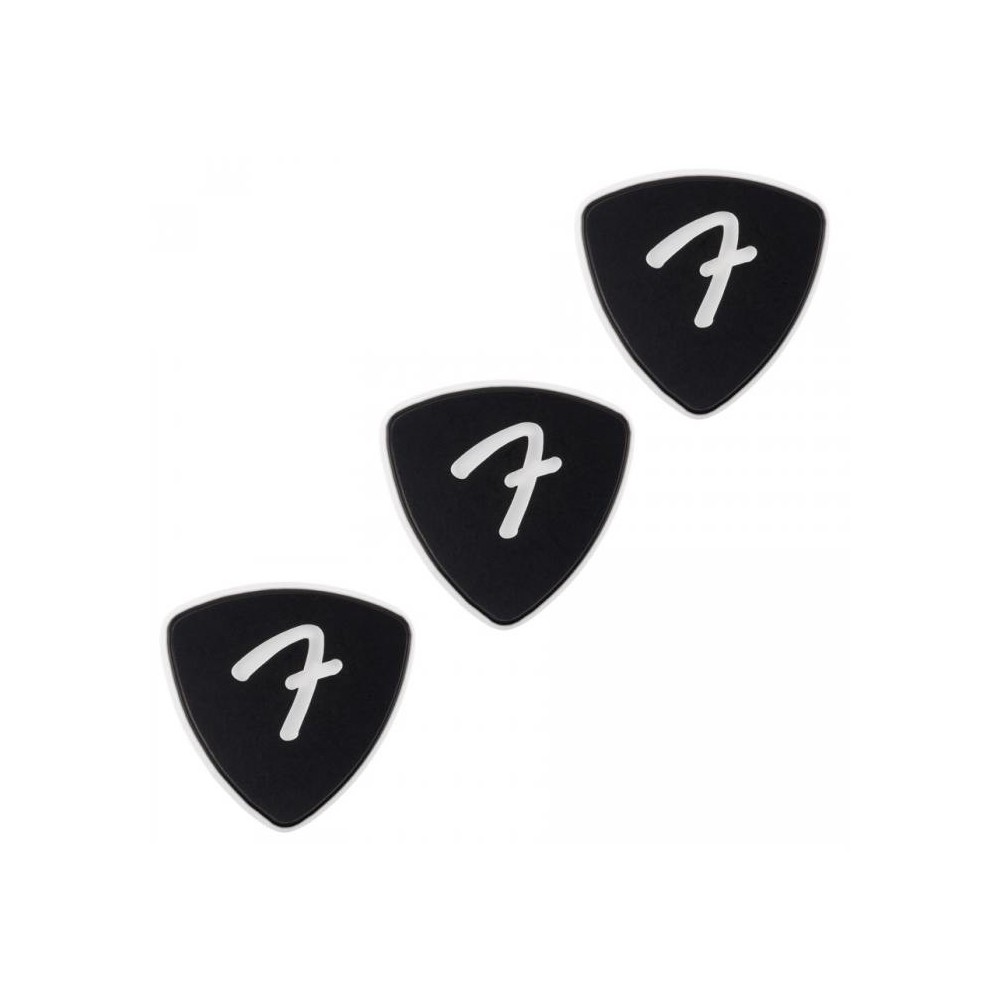 Fender 346 F Grip Black Pack 3 Púas