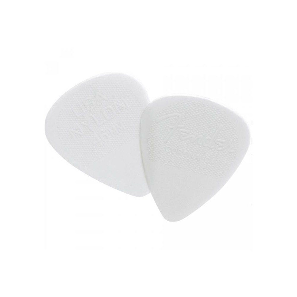 Fender 351 Shape Nylon .46 White (Pack 12)