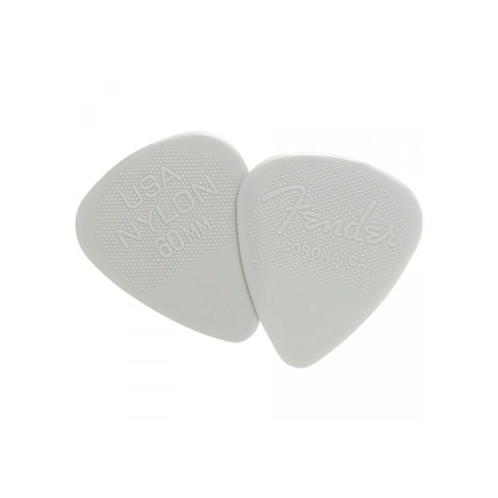 Fender 351 Shape Nylon .60 White (Pack 12)