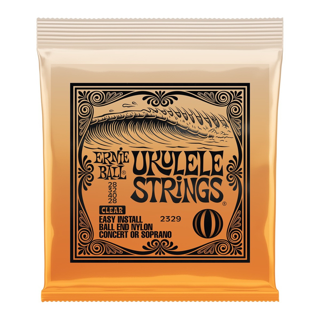 Ernie Ball 2329 Ukelele Nylon Transparente