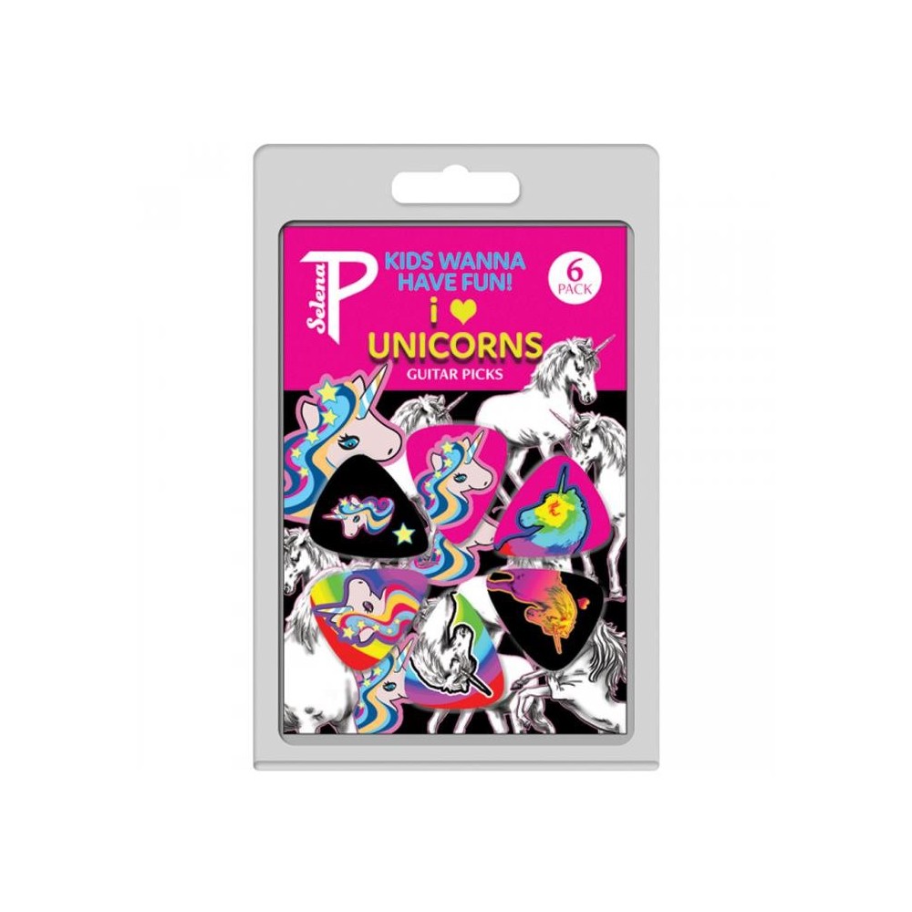 Perri's LP-SP03 I Love Unicorns pack 6 púas