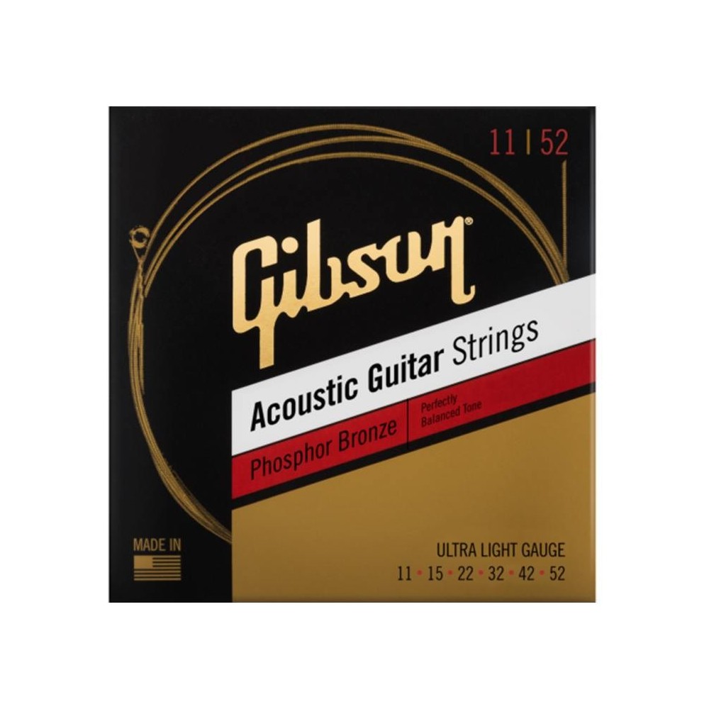 Gibson Phosphor Bronze (11-52) Ultra Light