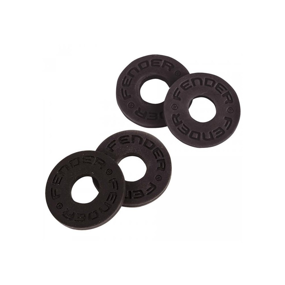 Fender Strap Blocks 4 Pack Black Pomos Guitarra