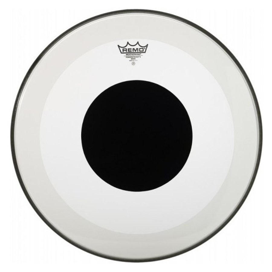Remo Powerstroke 3 Clear Black Dot Bombo 22' P3-1322-10