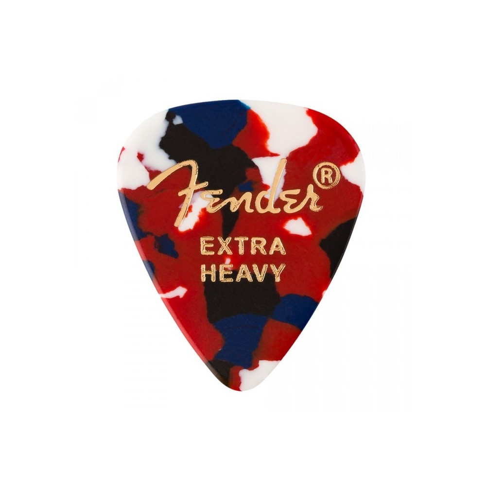Fender 351 Premium Confetti Extra Heavy (Pack 12)