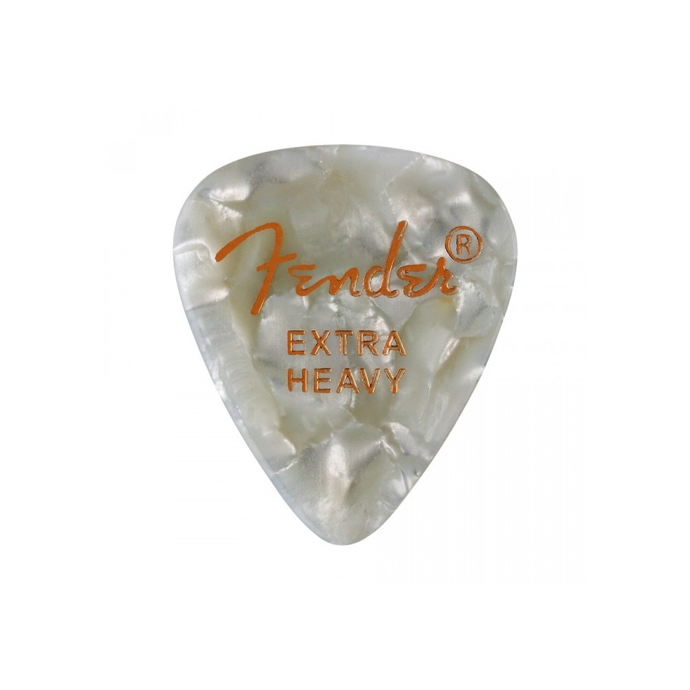 Fender 351 Premium White Moto Extra Heavy (Pack 12)