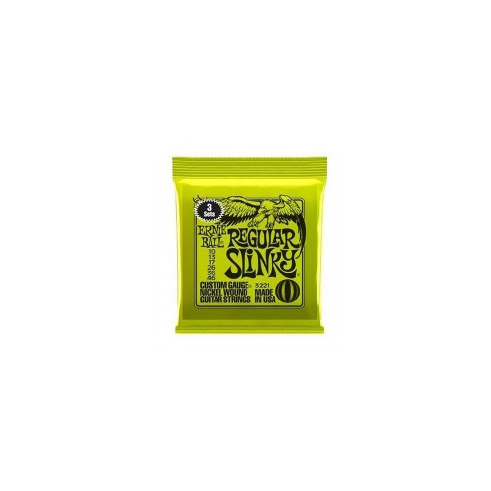 Ernie Ball 3221 Regular Slinky (10-46) 3 Sets