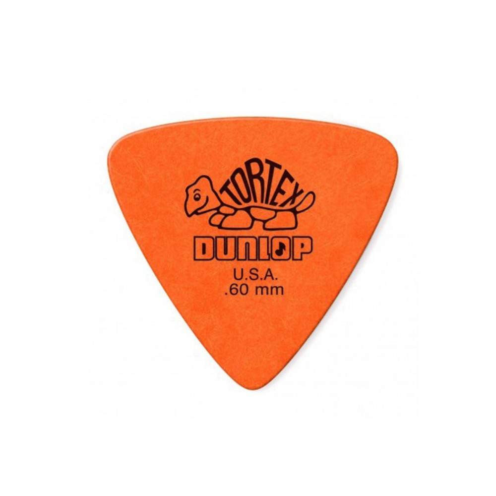 Dunlop Tortex Triangle 0,60mm Naranja (Pack 6)