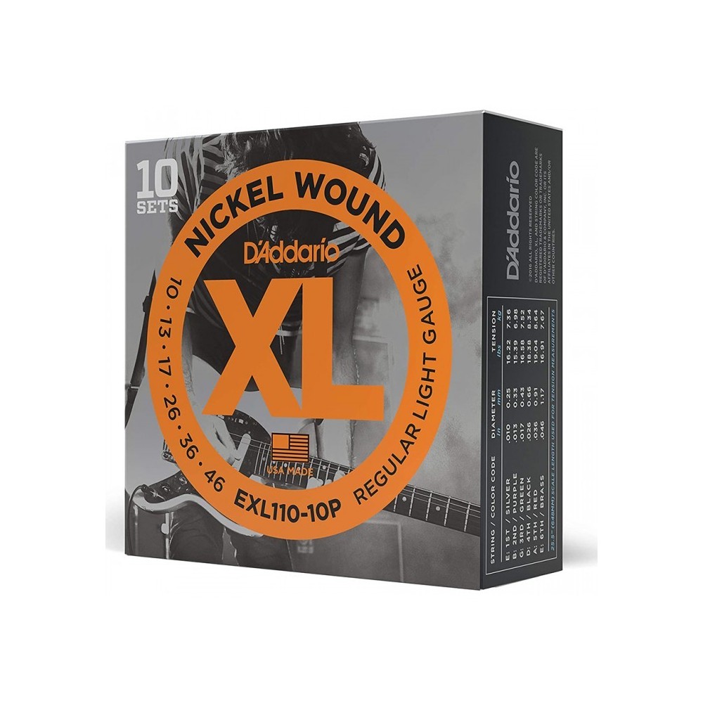 DAddario EXL110-10P (10-46)  (10 Sets)