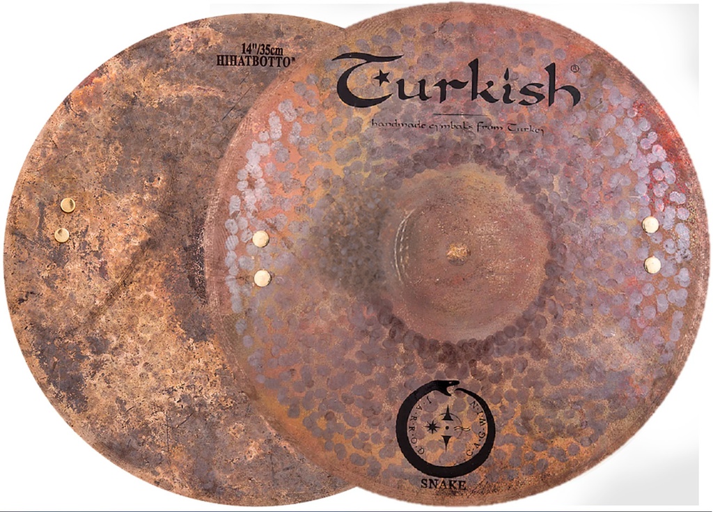TURKISH J. CAGWIN SNAKE HIHAT 14"