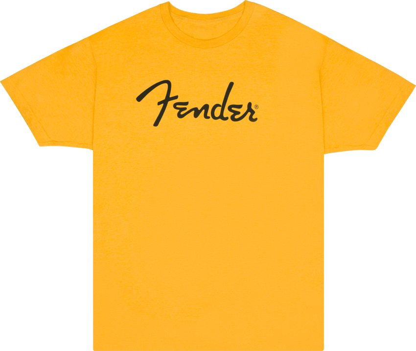 Fender Spaghetti Logo Camiseta Butter Talla L