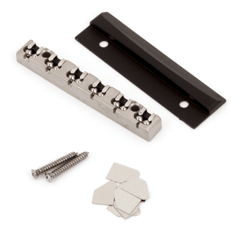 Fender Cejuela LSR Roller Nut Assembly (Brushed Chrome)