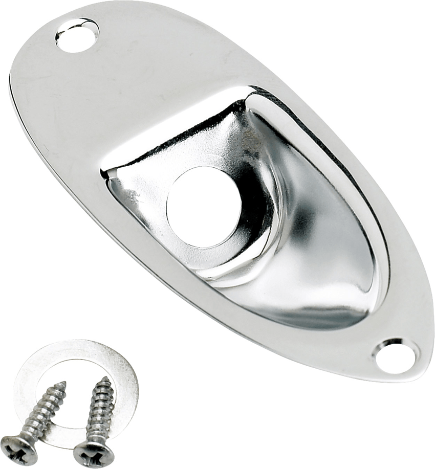 Fender Stratocaster Jack Ferrules Chrome