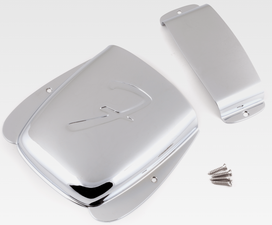 Fender Pure Vintage Jazz Bass Ashtray Cover Set Steel/Chrome