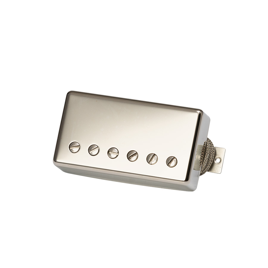 Gibson T-Type Treble, Double Black, Nickel Cover