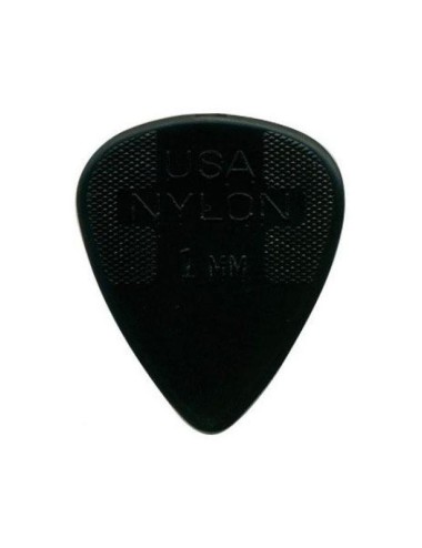 Dunlop Nylon 1,00mm Negra (Bolsa 72 Uds)