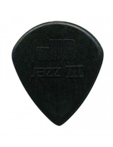 Dunlop Jazz III Stiffo 1,38mm Negra (Bolsa 24 Uds)