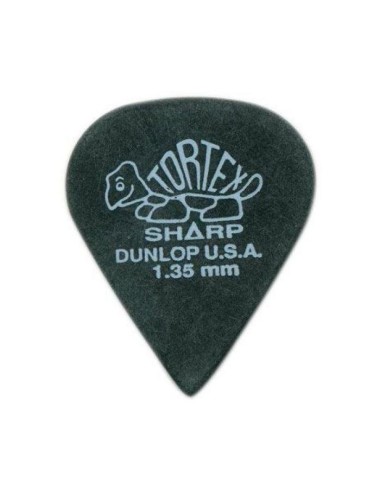 Dunlop Tortex Sharp 1,35mm Gris (Bolsa 72 Uds)