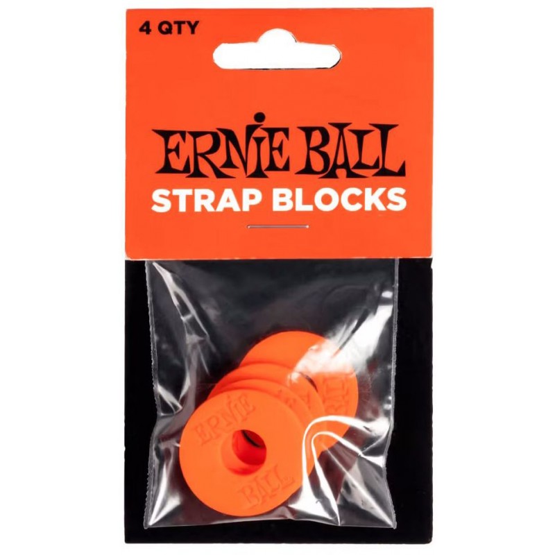 Ernie Ball Strap Blocks EB5620 Rojo