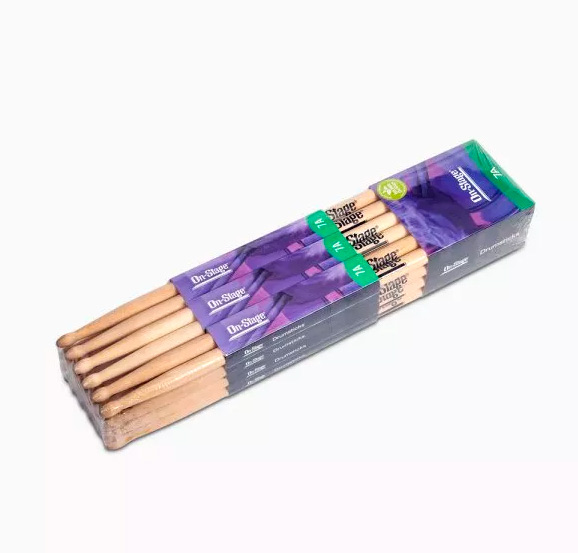 On Stage MWSD1 Maple Punta Redonda 12 pares Baquetas