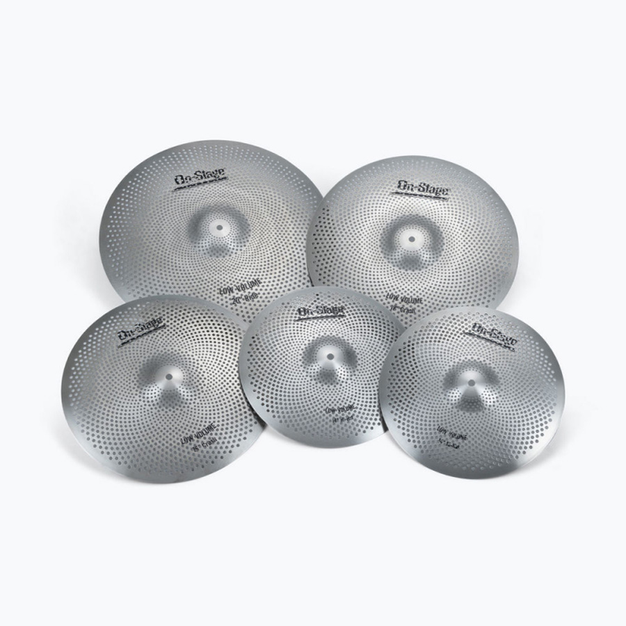 On Stage LVCP5000 Low Volume Cymbals Set