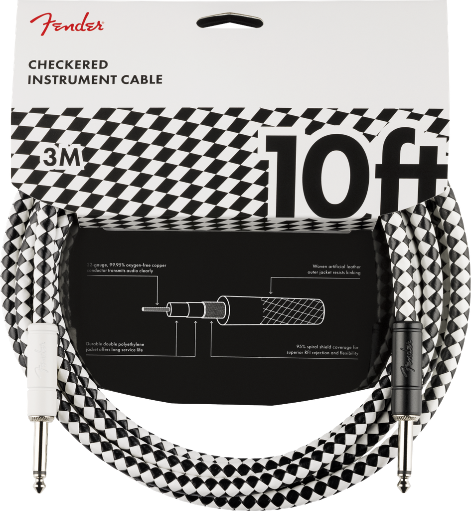 Fender Pro Checkerboard Cable 3m