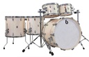 British Drum Co. Legend Fusion Rock Kit  22" LEG-22-FS-RK-WH Whitehaven
