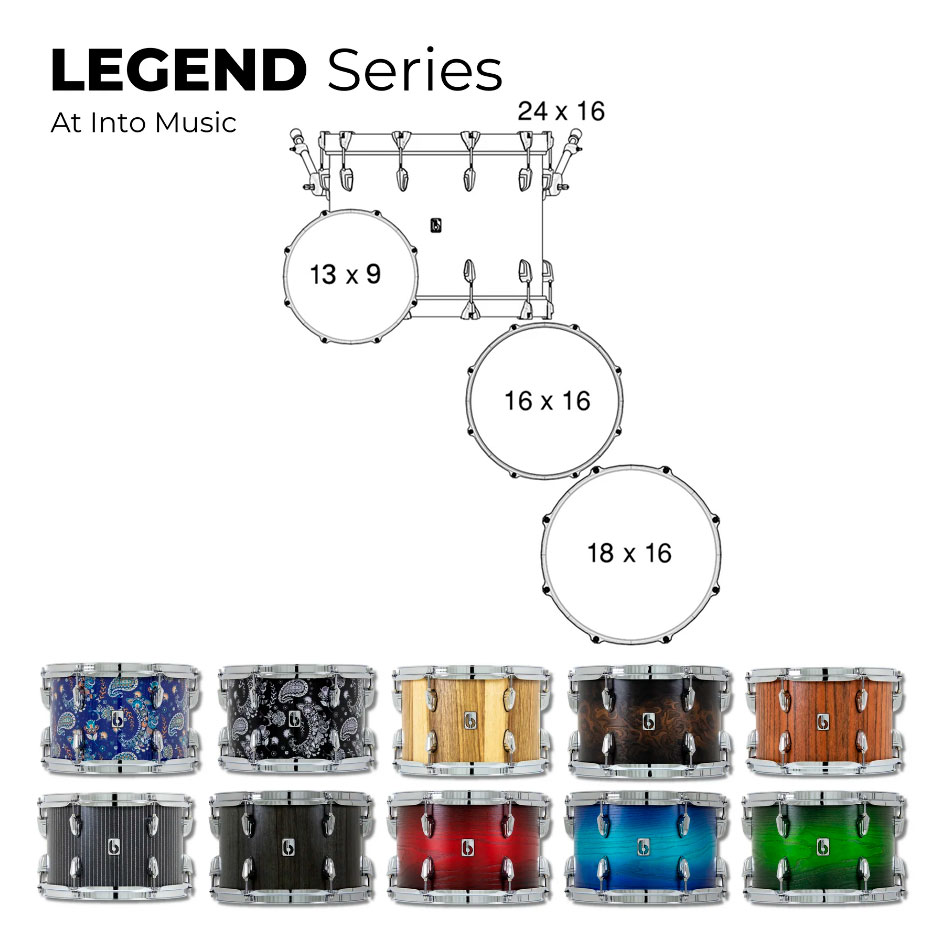 British Drum Co. Legend Rock Kit  24" LEG-24-RK