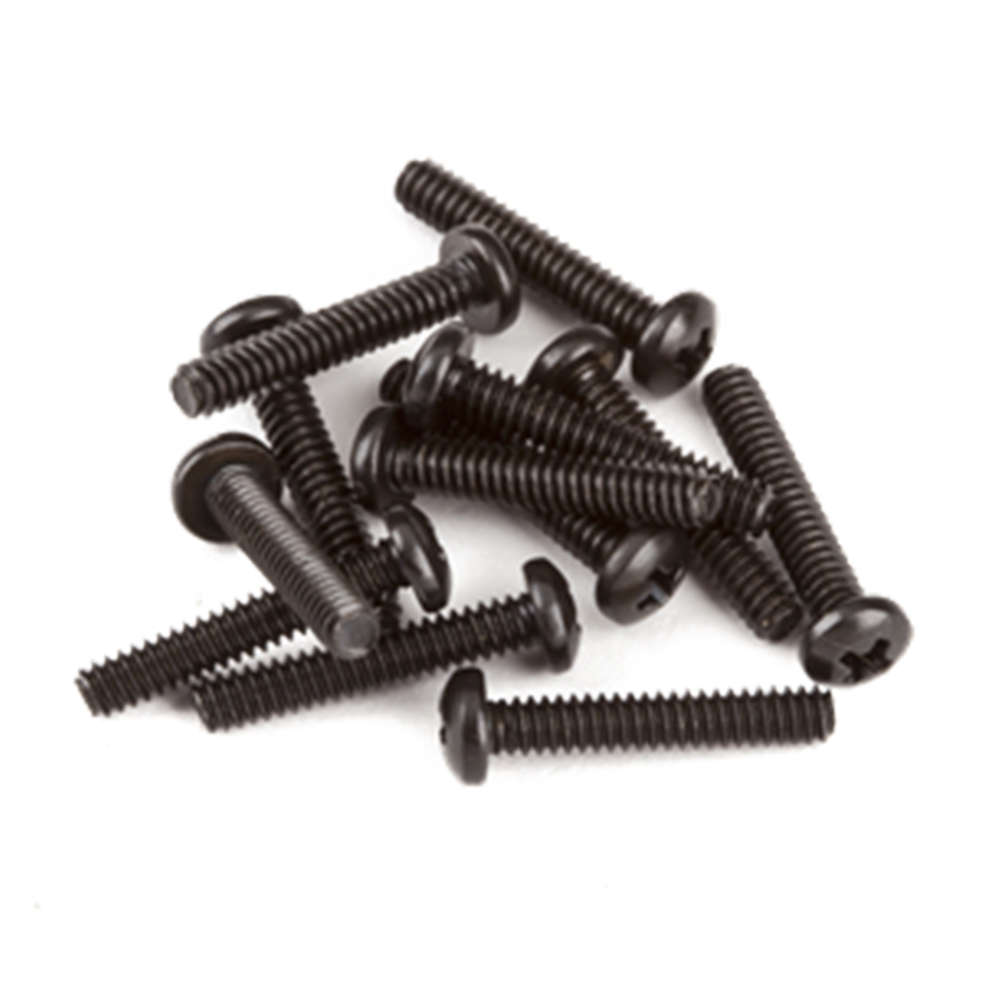 Fender Tornillos American Deluxe/Elite Strat/Tele 4-40x5/8 PHP BLK (12)