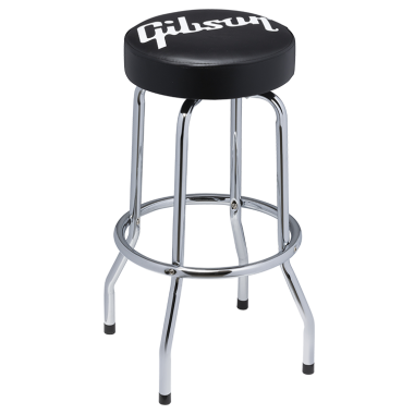 Gibson Premium Playing Stool Logo Banqueta 30 Chrome