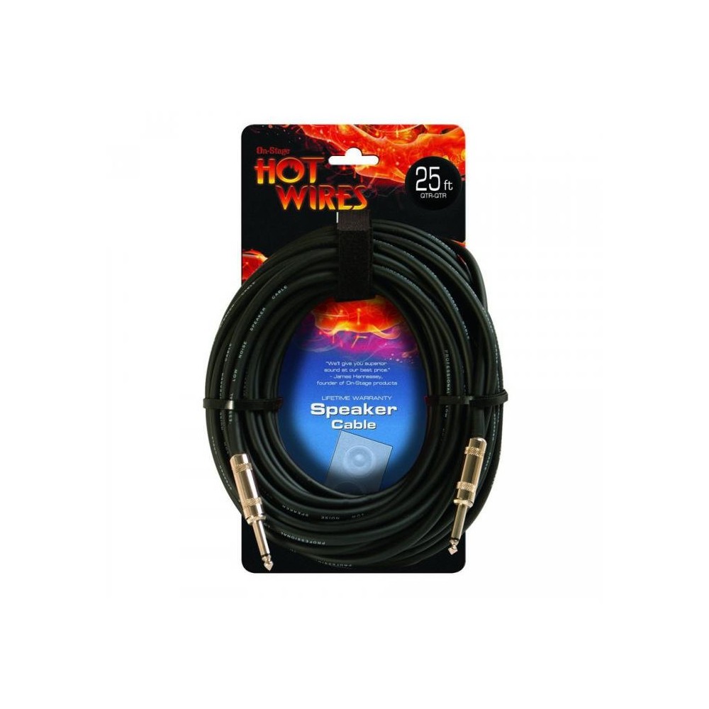 On Stage SP14-25 Cable Altavoz 7,6m