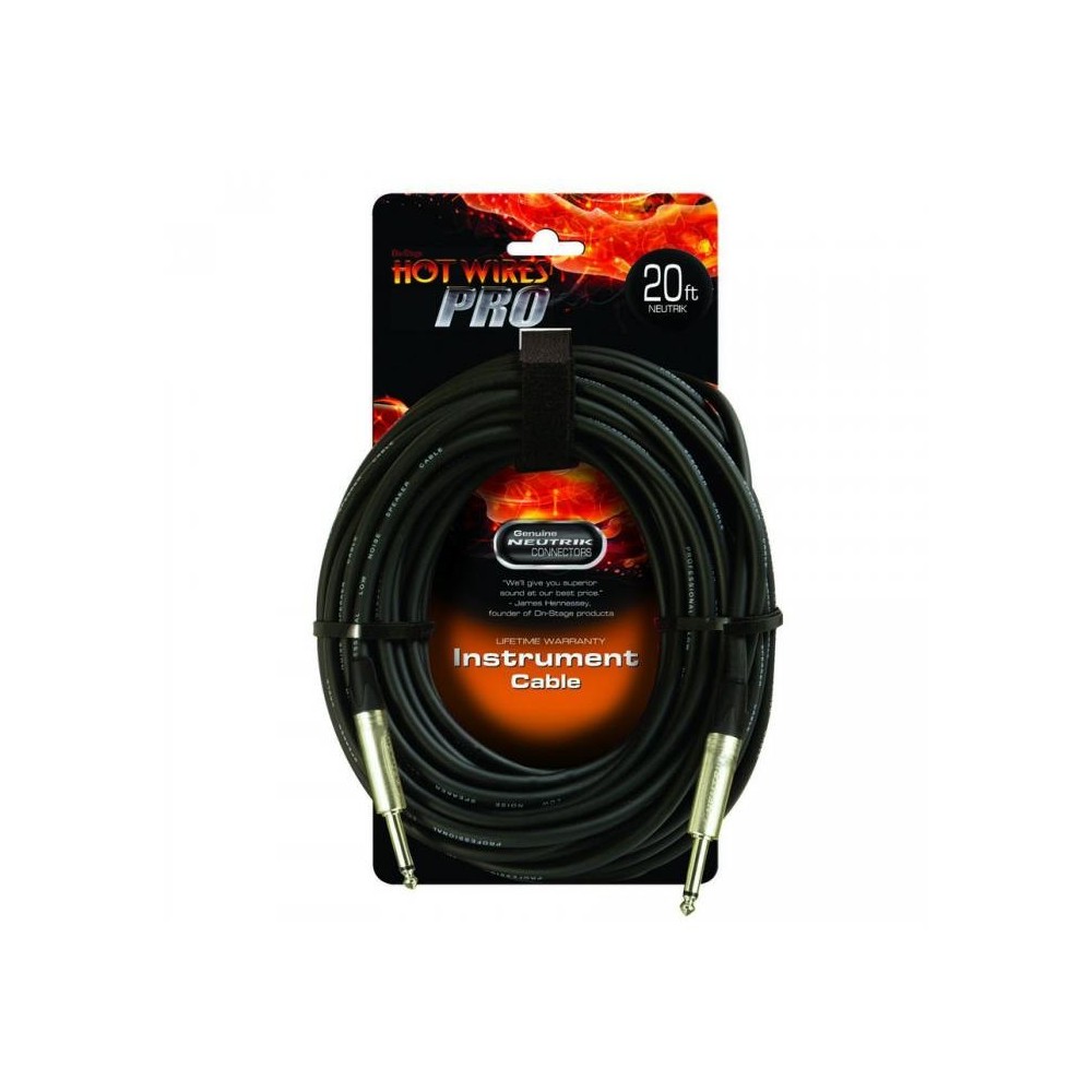On Stage IC-20NN Cable Neutrik J/J 6m