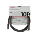 Fender Professional Cable Black Angulo 3m