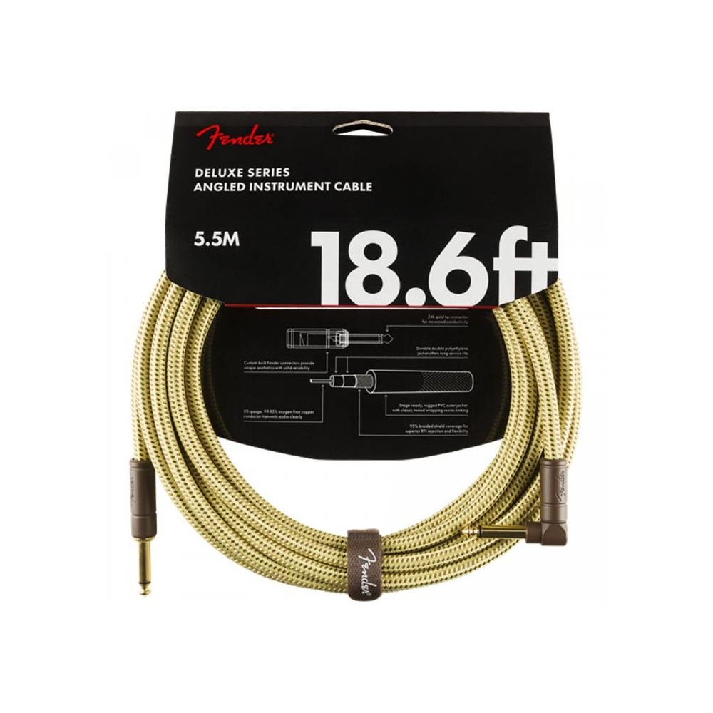 Fender Deluxe Cable Tweed Angulo 5,5m