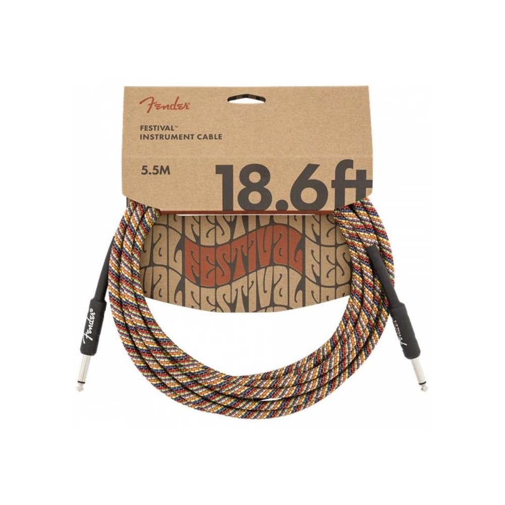 Fender Festival Cable Rainbow 5,5m