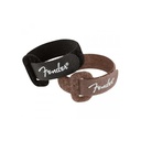 Fender Velcro Cable Bridas 7" Black &amp; Brown Pack 6