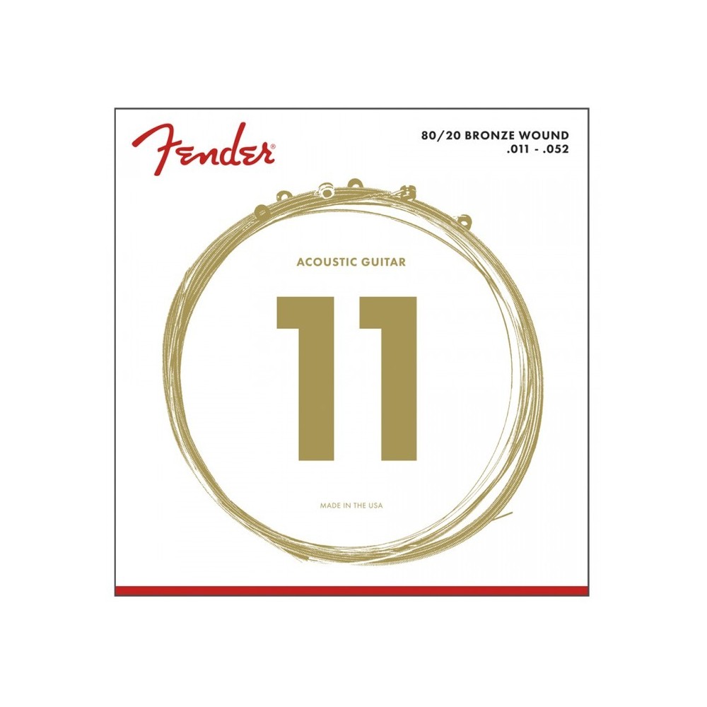Fender 70CL 80/20 Bronze (11-52)
