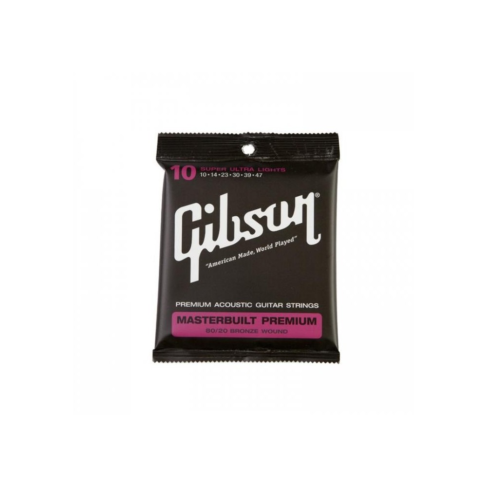 Gibson SAG-MB10 Masterbuilt Premium Phosphor Bronze .010-.047