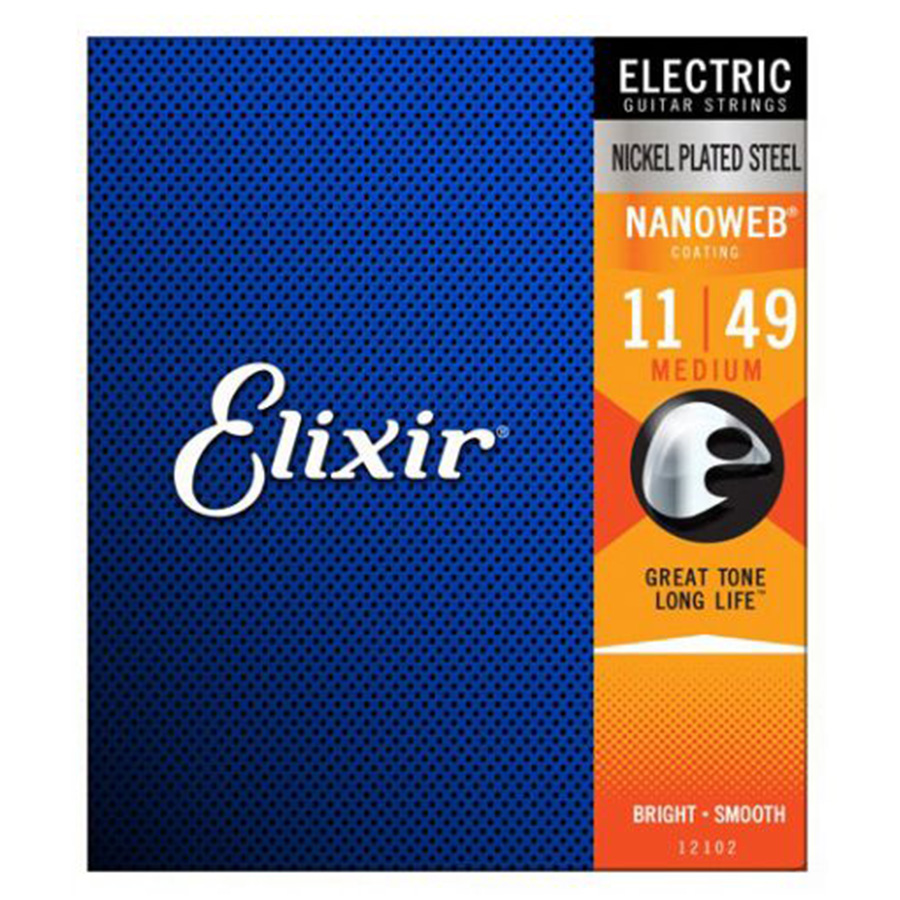 Juego Cuerdas Elixir Electrica Nanoweb (11-49) Medium