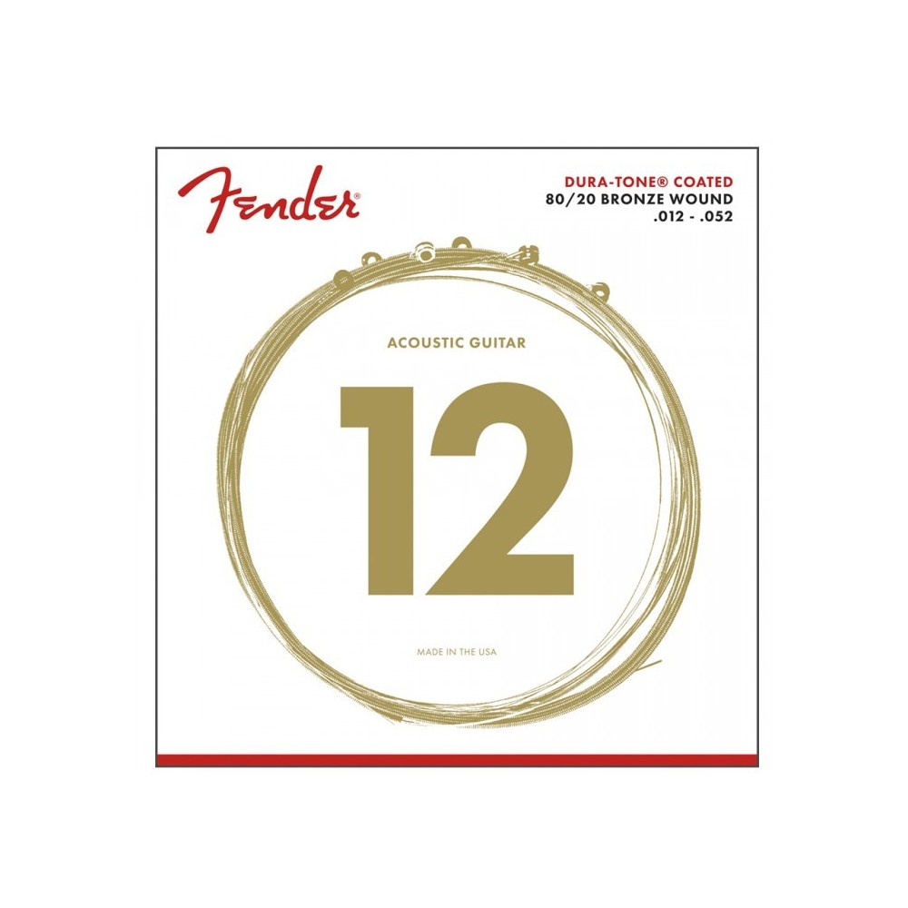 Fender 880L Dura-Tone 80/20 Coated (12-52)