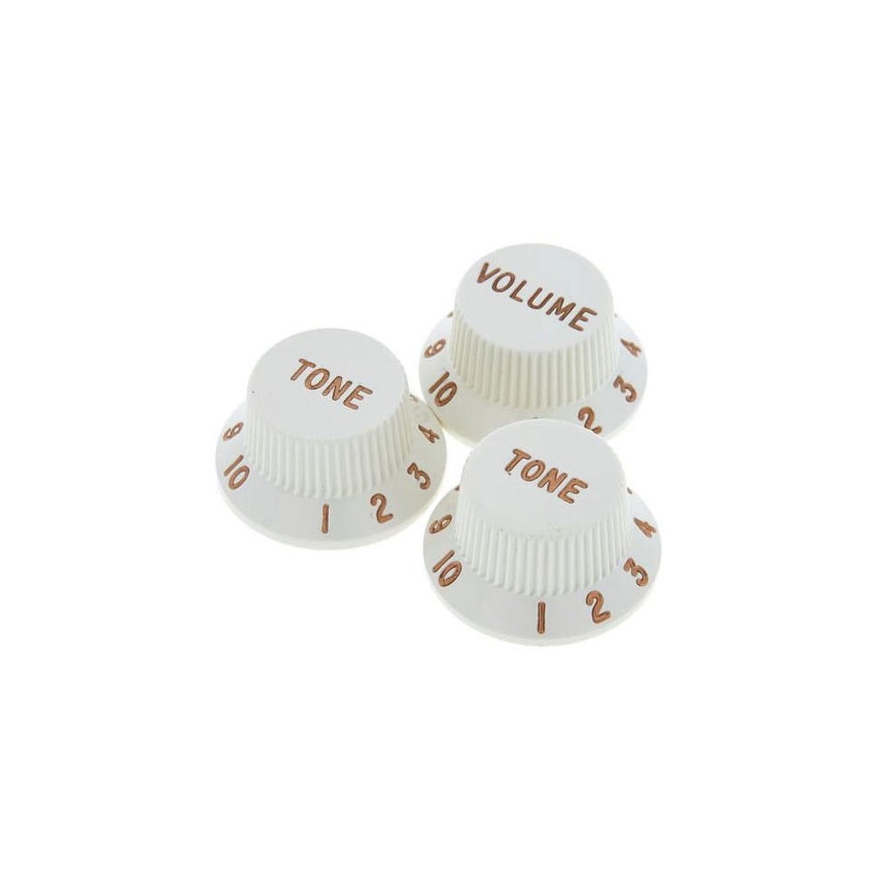 Fender Strat Mandos Volumen y Tono Set Parchment