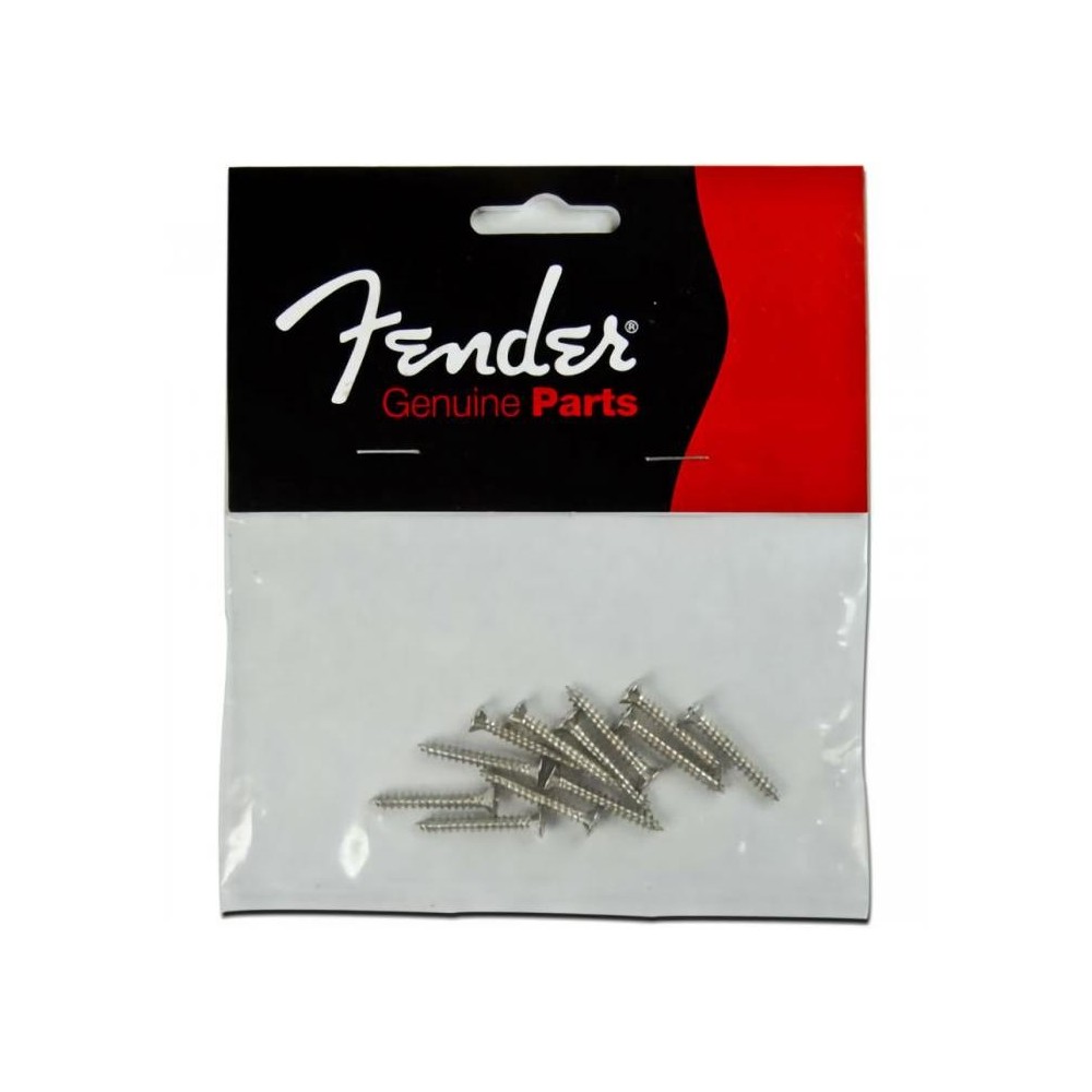 Fender Tornillos Clavijero Nickel (12 Uds)