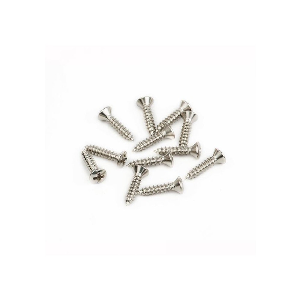 Fender Tornillos Golpeador Nickel (12 Uds)