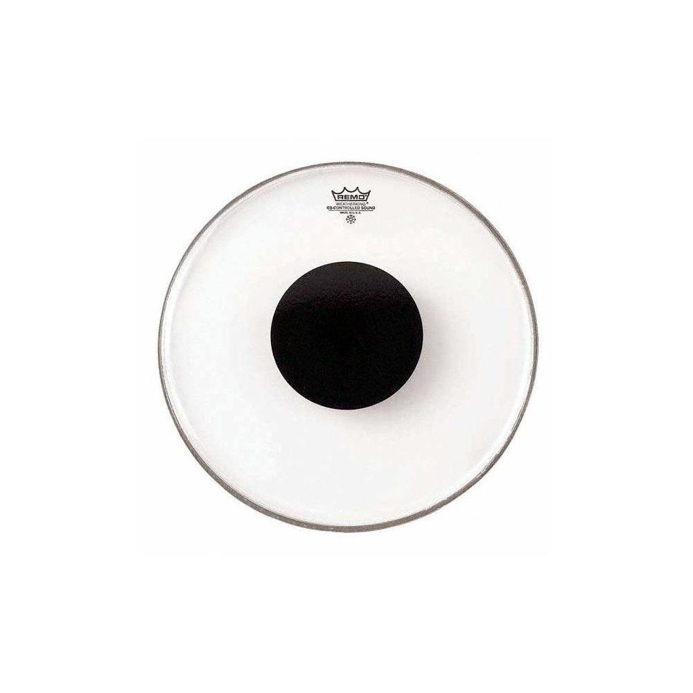 Parche Remo Controlled Sound Smooth White Black Dot Bombo 22 CS-1222-10